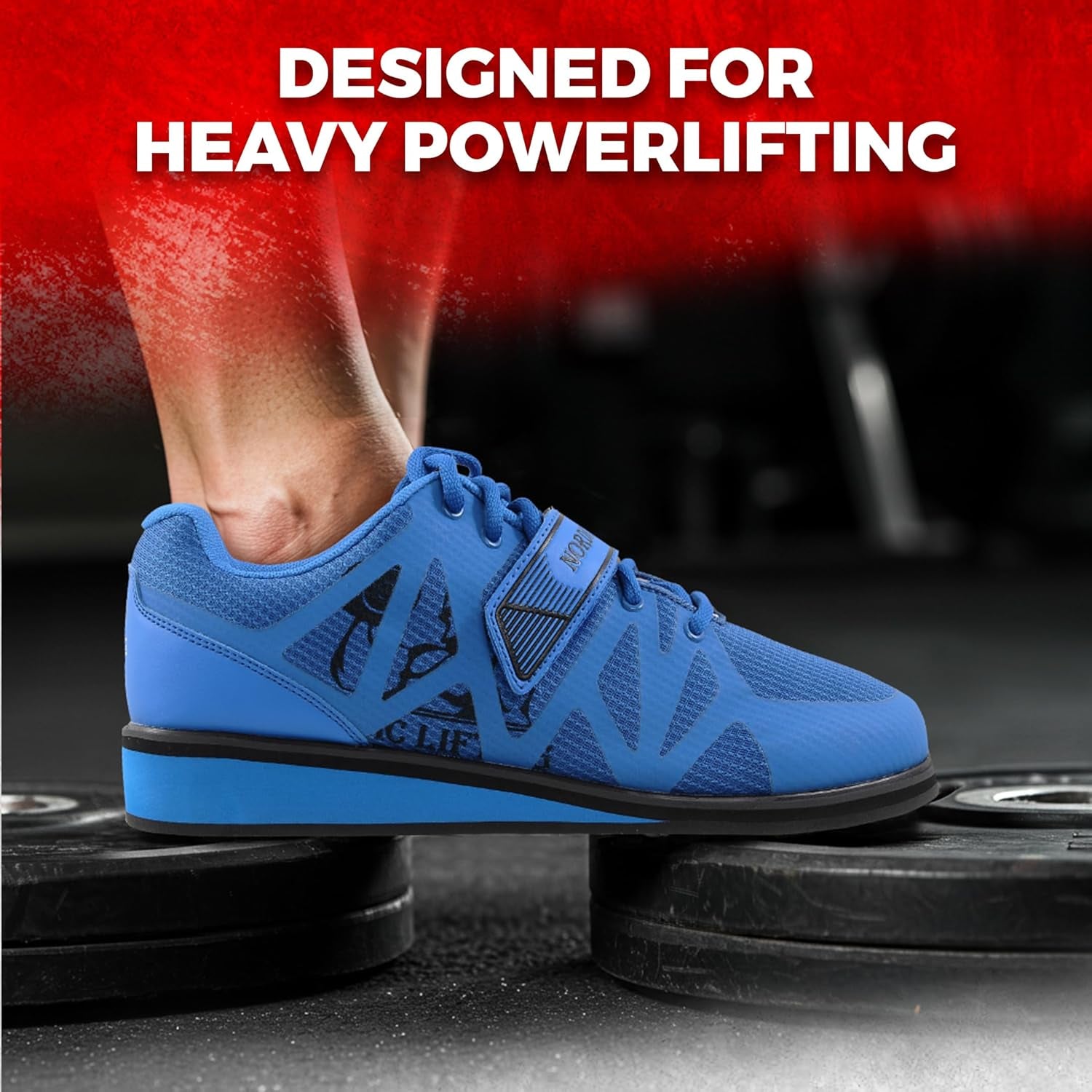 Powerlifting Shoes for Heavy Weightlifting - Men'S Squat Shoe - MEGIN